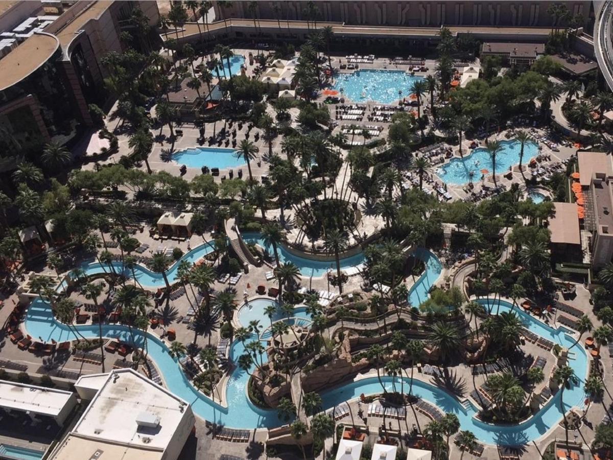 Lucky Gem Penthouse & Luxury Suites At Signature Resort, Balcony Strip View 3505 Las Vegas Bagian luar foto