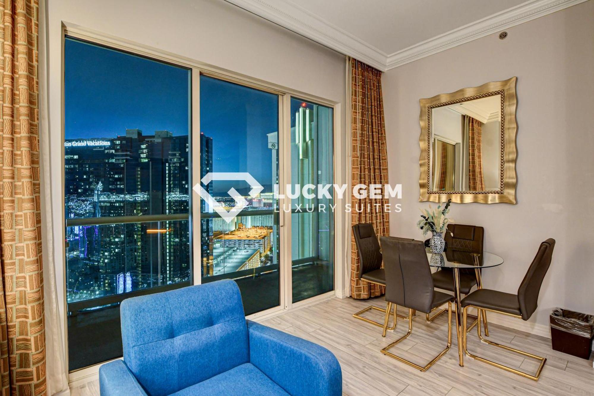Lucky Gem Penthouse & Luxury Suites At Signature Resort, Balcony Strip View 3505 Las Vegas Bagian luar foto