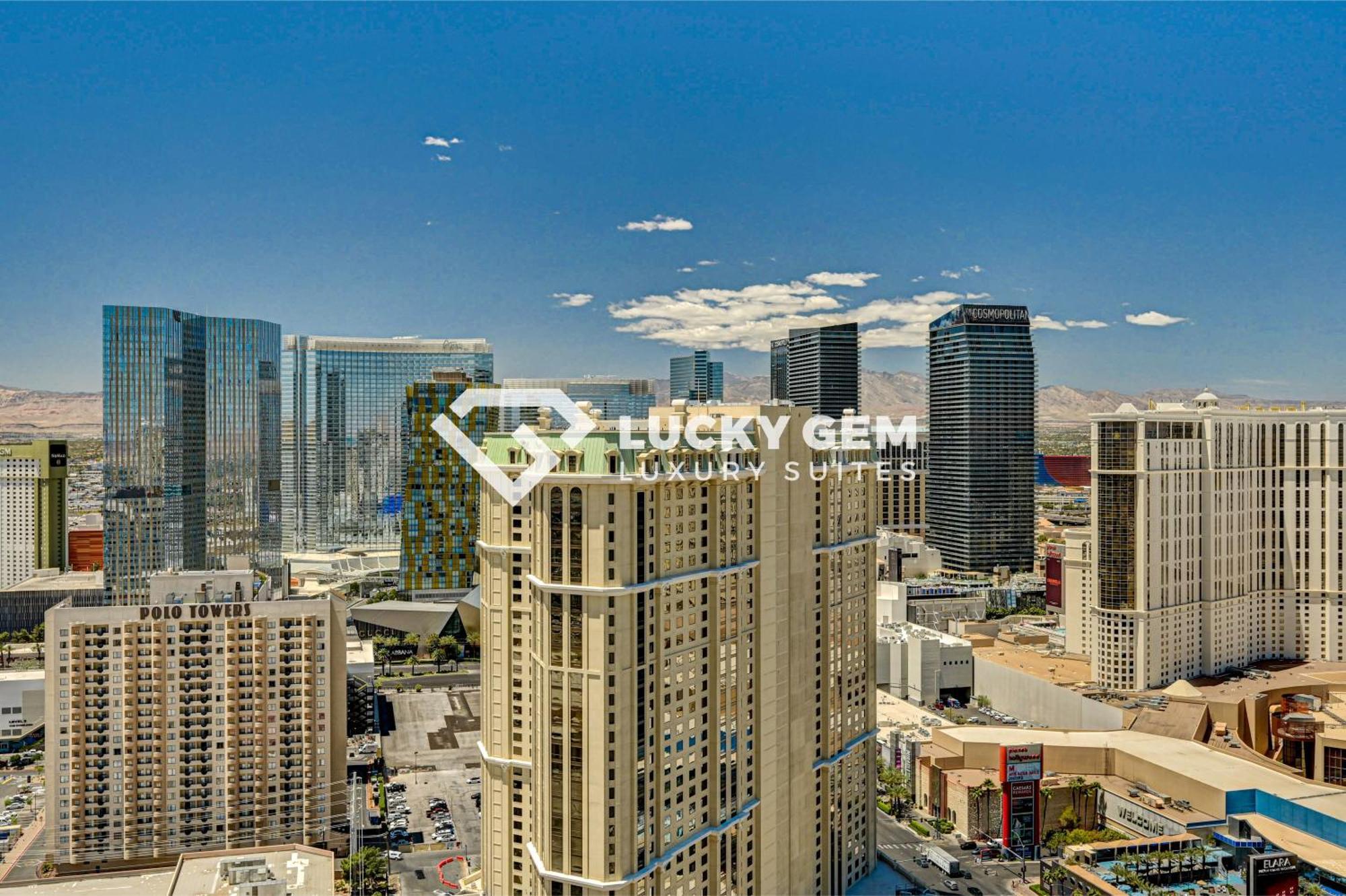 Lucky Gem Penthouse & Luxury Suites At Signature Resort, Balcony Strip View 3505 Las Vegas Bagian luar foto