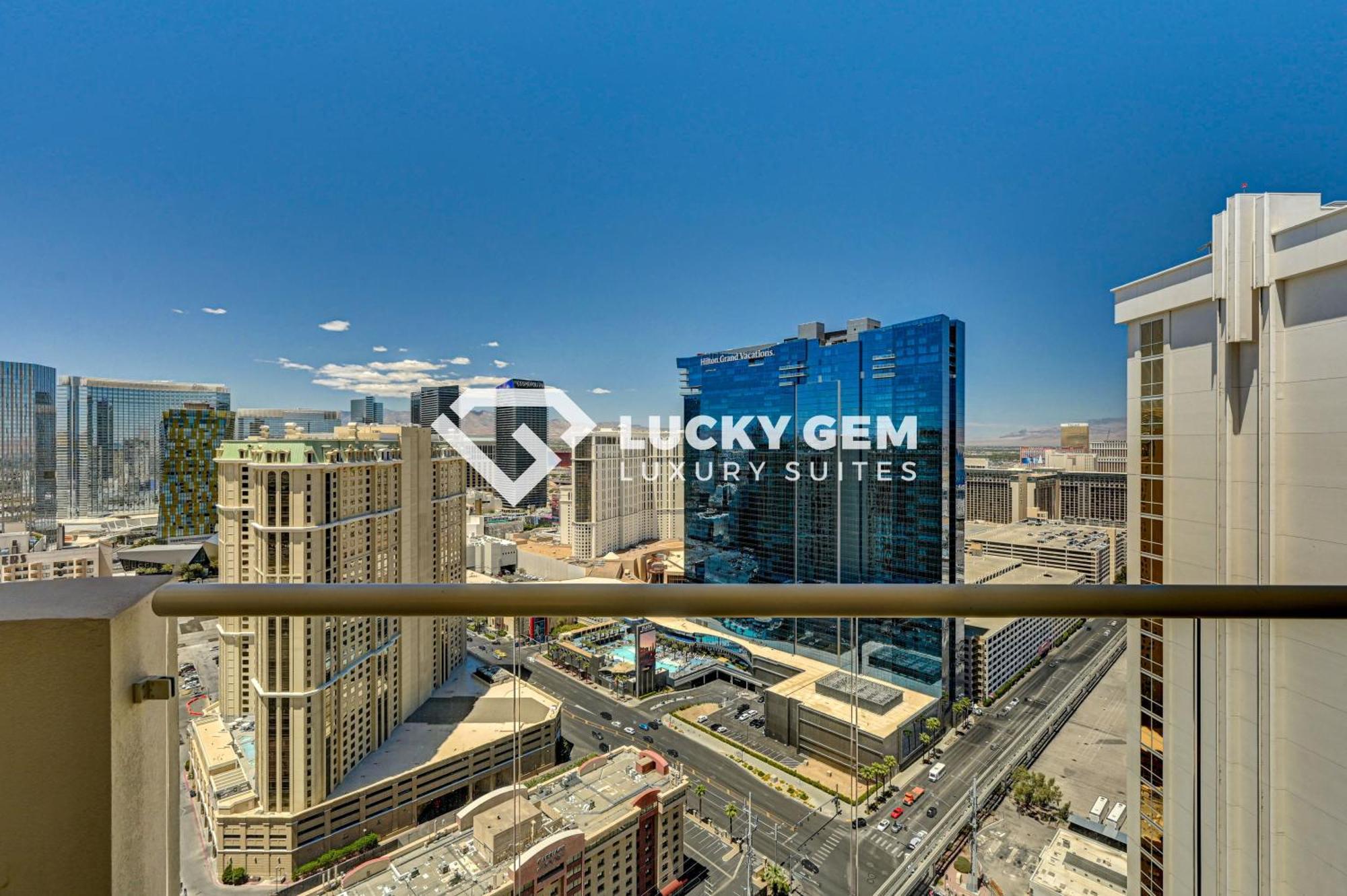 Lucky Gem Penthouse & Luxury Suites At Signature Resort, Balcony Strip View 3505 Las Vegas Bagian luar foto