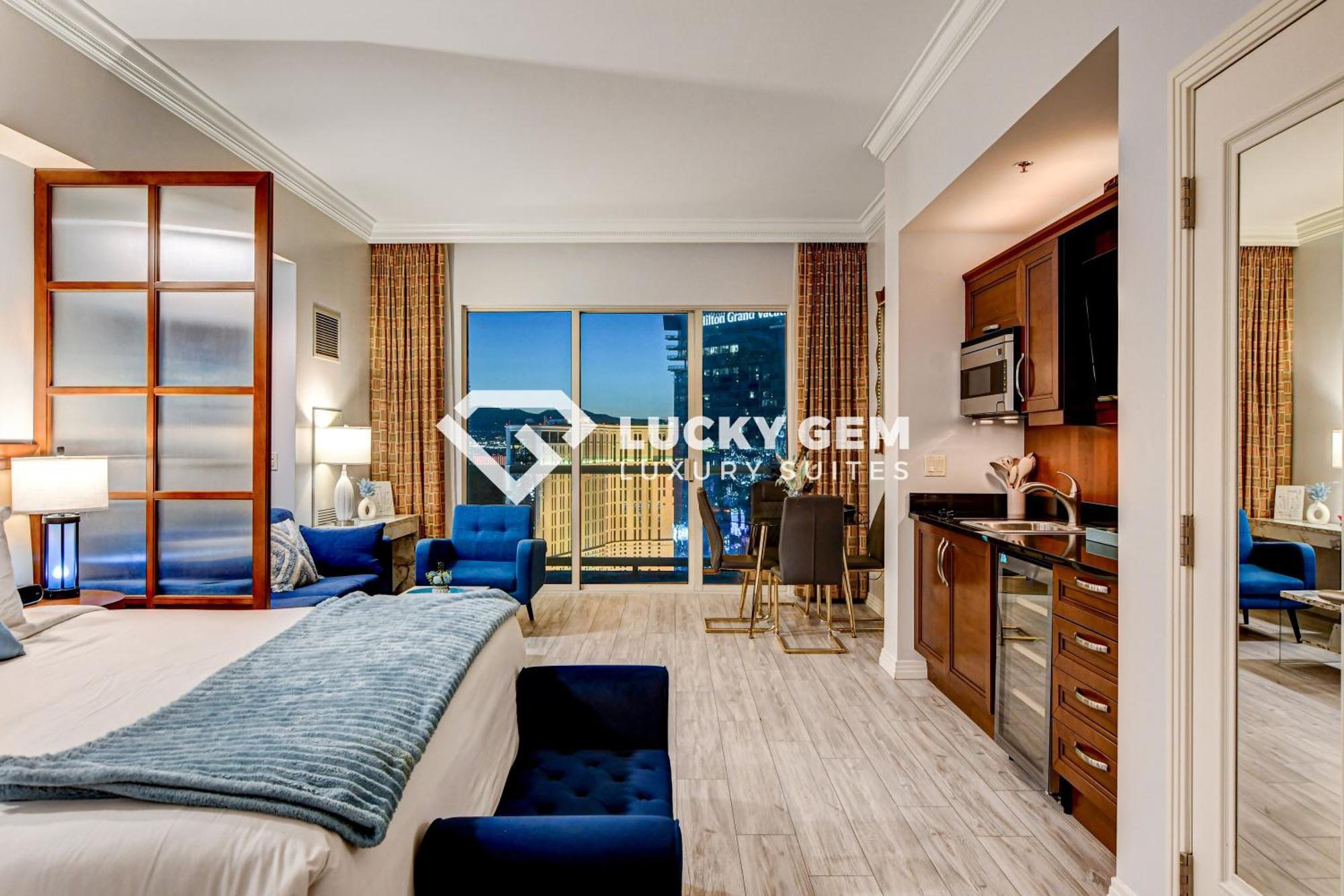 Lucky Gem Penthouse & Luxury Suites At Signature Resort, Balcony Strip View 3505 Las Vegas Bagian luar foto
