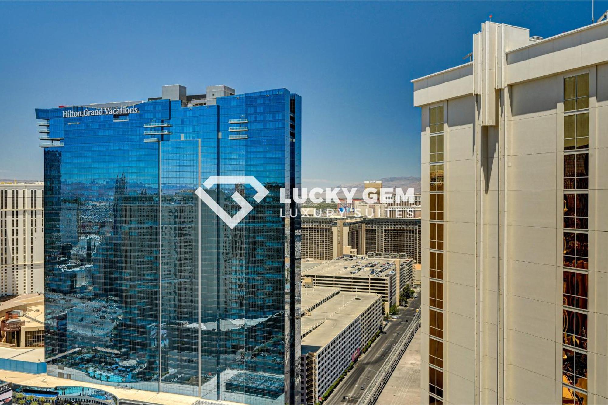 Lucky Gem Penthouse & Luxury Suites At Signature Resort, Balcony Strip View 3505 Las Vegas Bagian luar foto