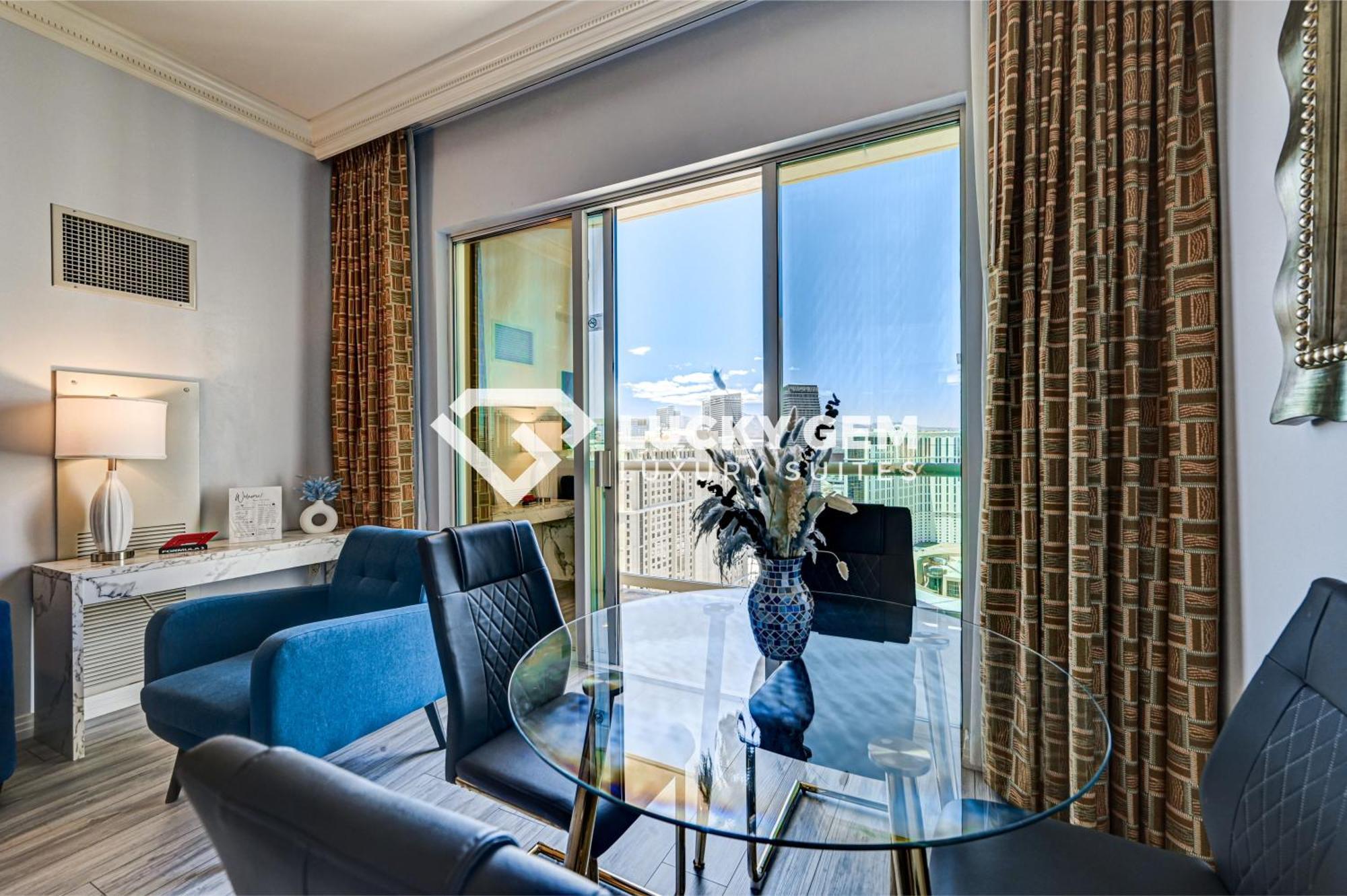 Lucky Gem Penthouse & Luxury Suites At Signature Resort, Balcony Strip View 3505 Las Vegas Bagian luar foto
