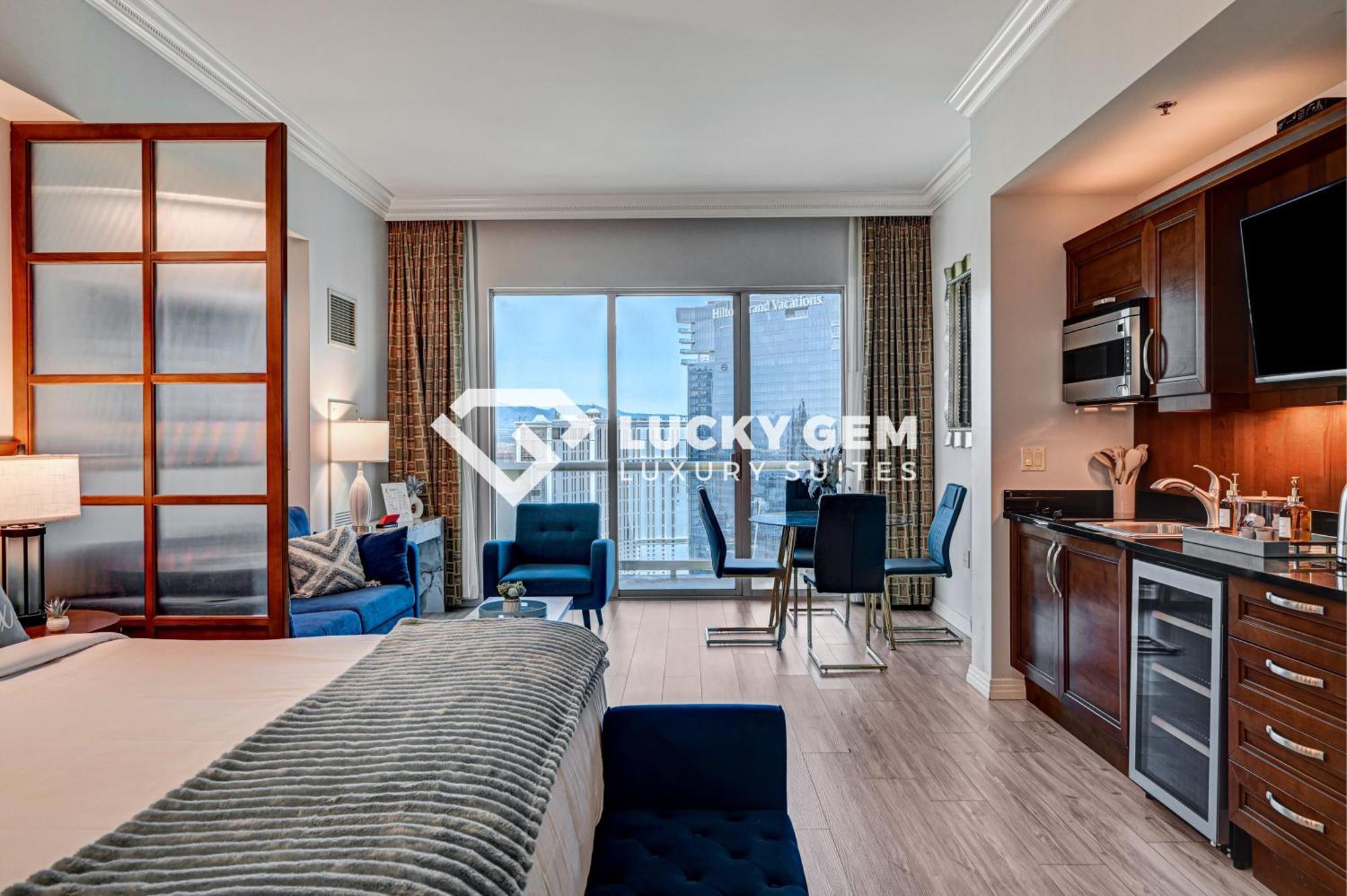 Lucky Gem Penthouse & Luxury Suites At Signature Resort, Balcony Strip View 3505 Las Vegas Bagian luar foto