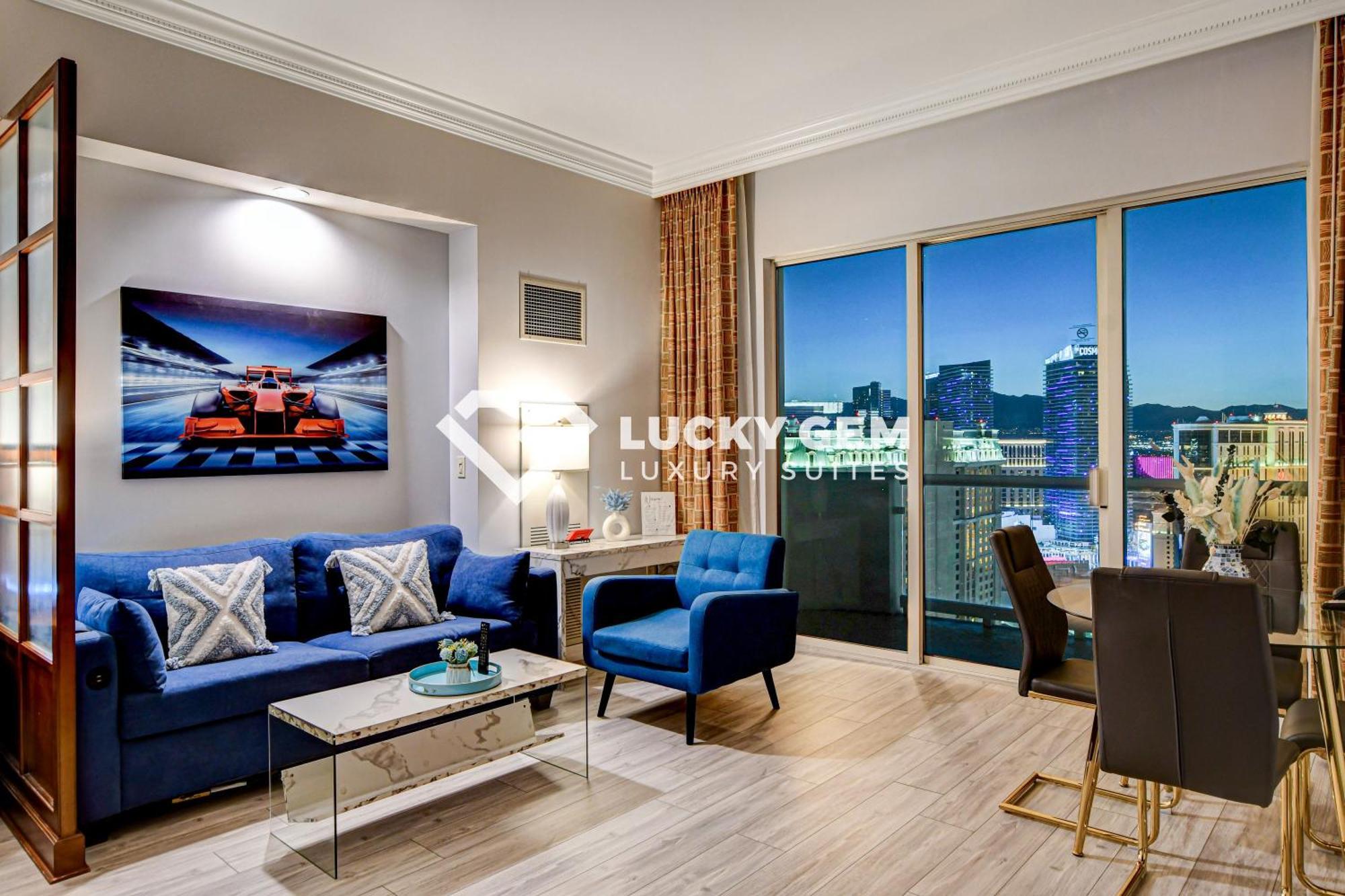 Lucky Gem Penthouse & Luxury Suites At Signature Resort, Balcony Strip View 3505 Las Vegas Bagian luar foto