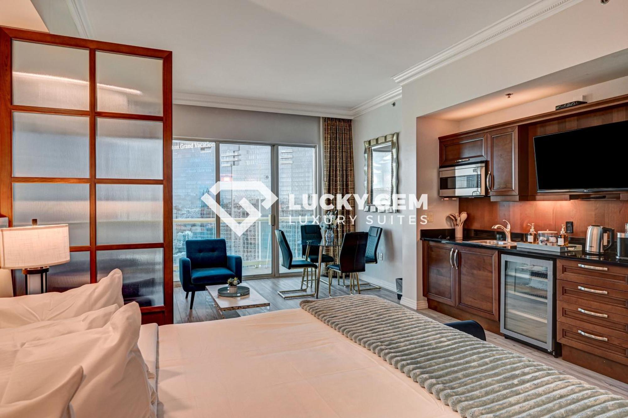 Lucky Gem Penthouse & Luxury Suites At Signature Resort, Balcony Strip View 3505 Las Vegas Bagian luar foto