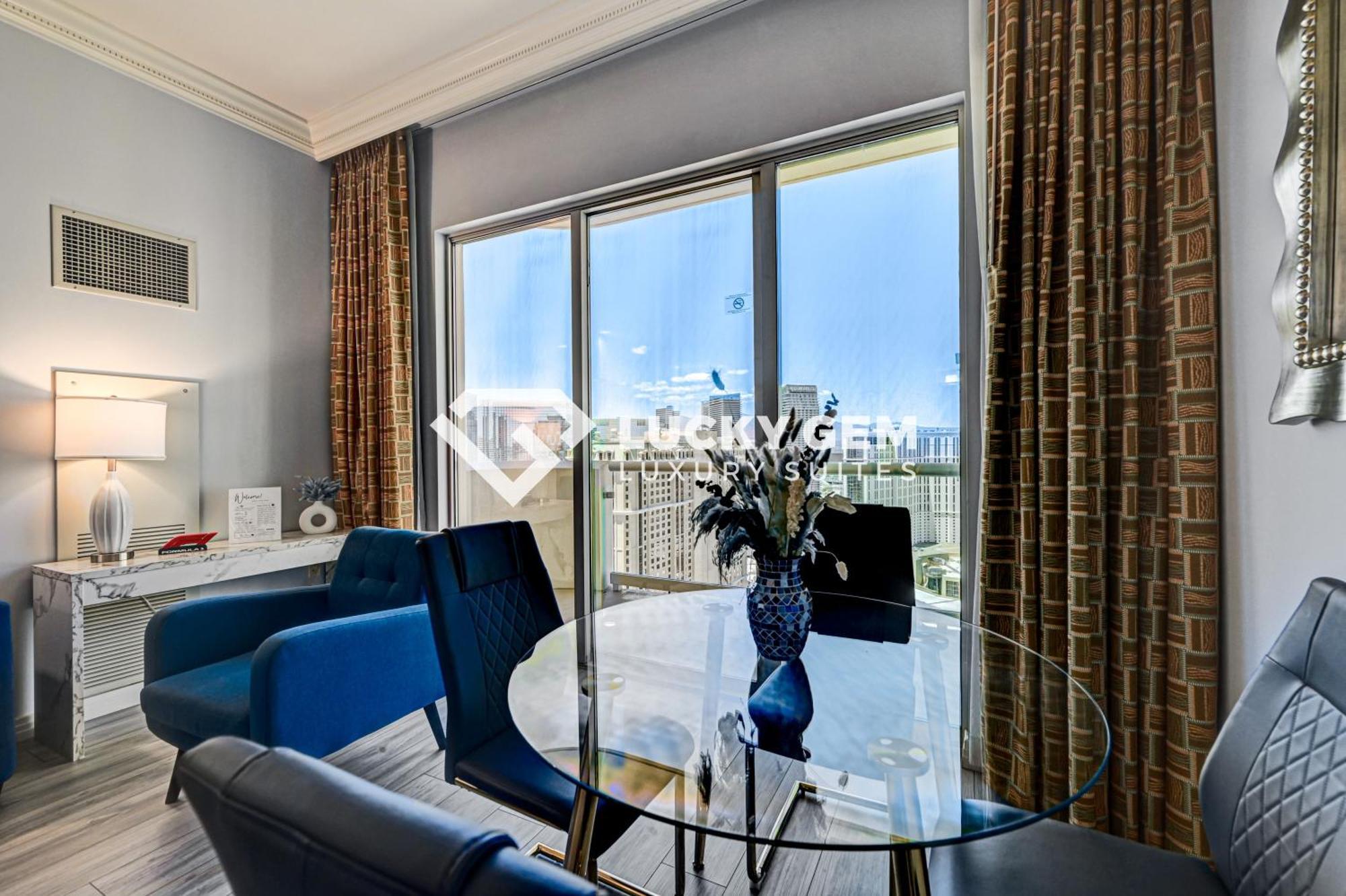 Lucky Gem Penthouse & Luxury Suites At Signature Resort, Balcony Strip View 3505 Las Vegas Bagian luar foto