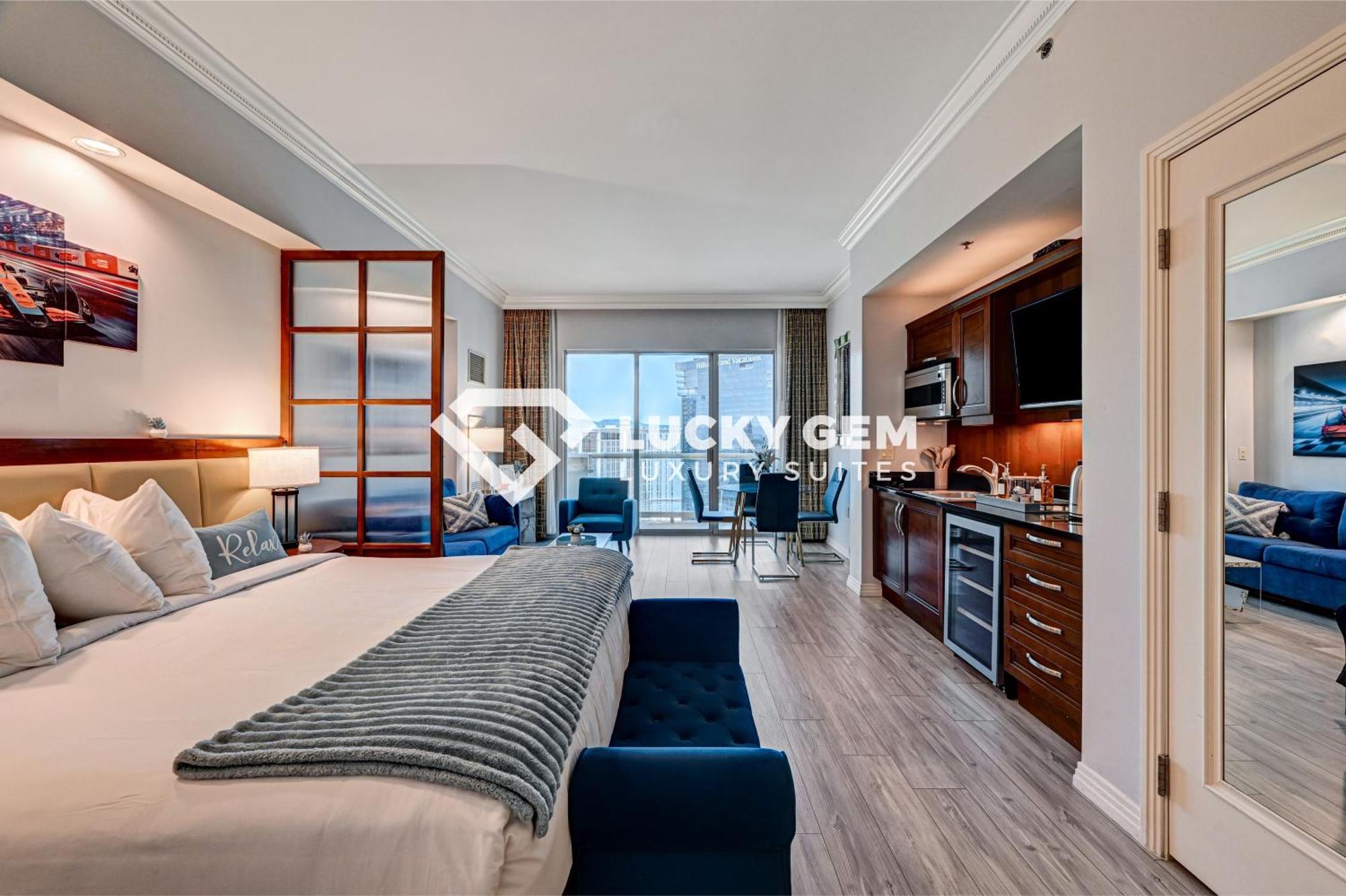 Lucky Gem Penthouse & Luxury Suites At Signature Resort, Balcony Strip View 3505 Las Vegas Bagian luar foto