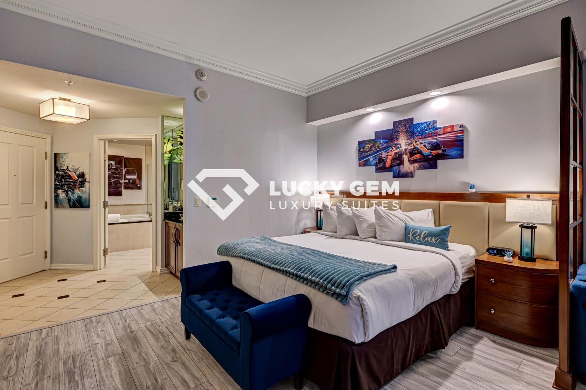 Lucky Gem Penthouse & Luxury Suites At Signature Resort, Balcony Strip View 3505 Las Vegas Bagian luar foto